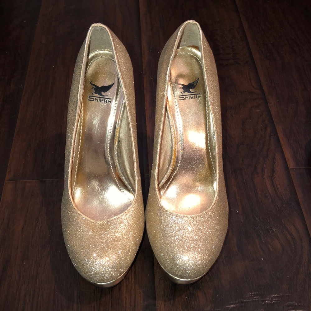 Glitter heels